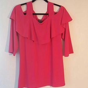 Clara Sun Woo Cold Shoulder  Top 1X